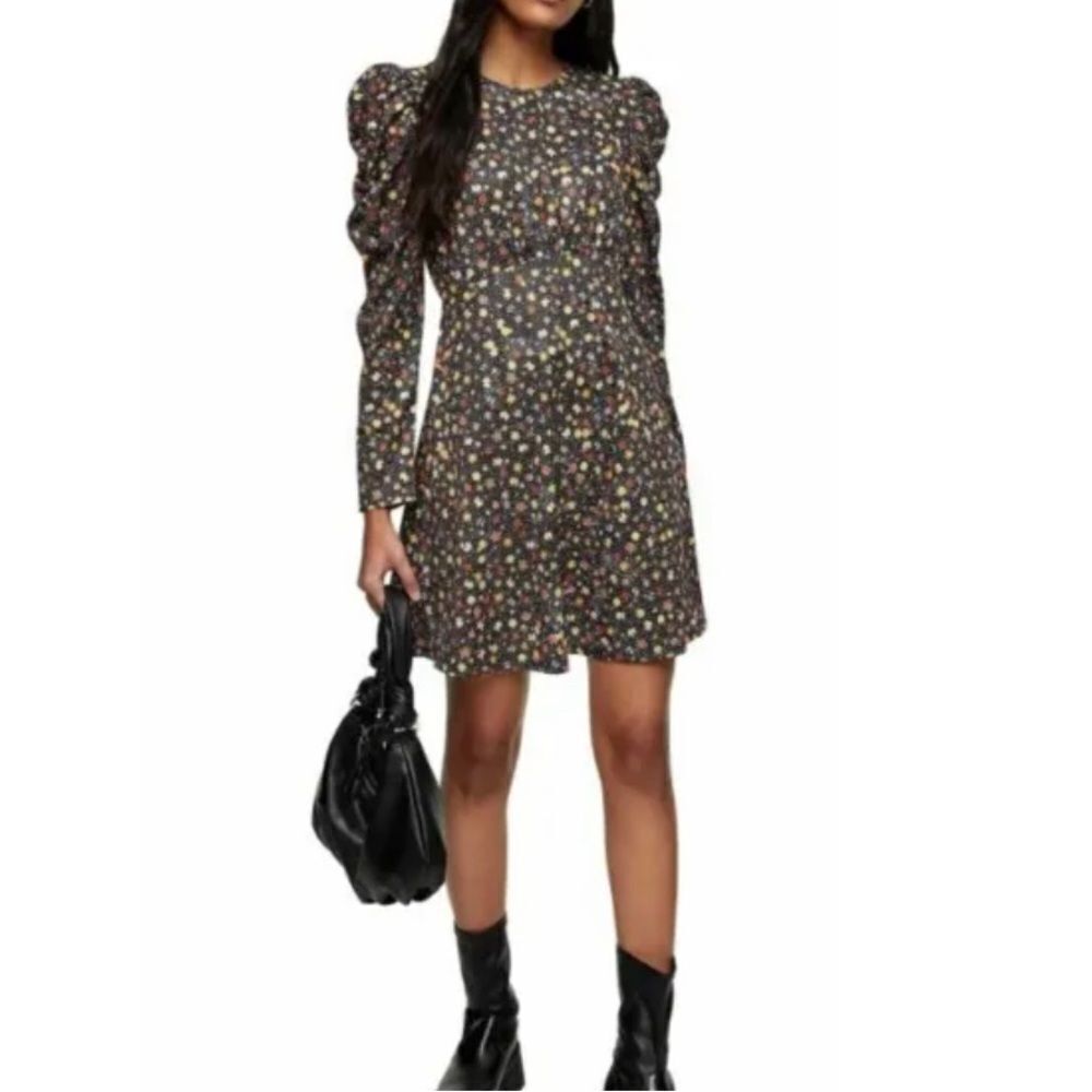 Floral Puff Sleeve Dress